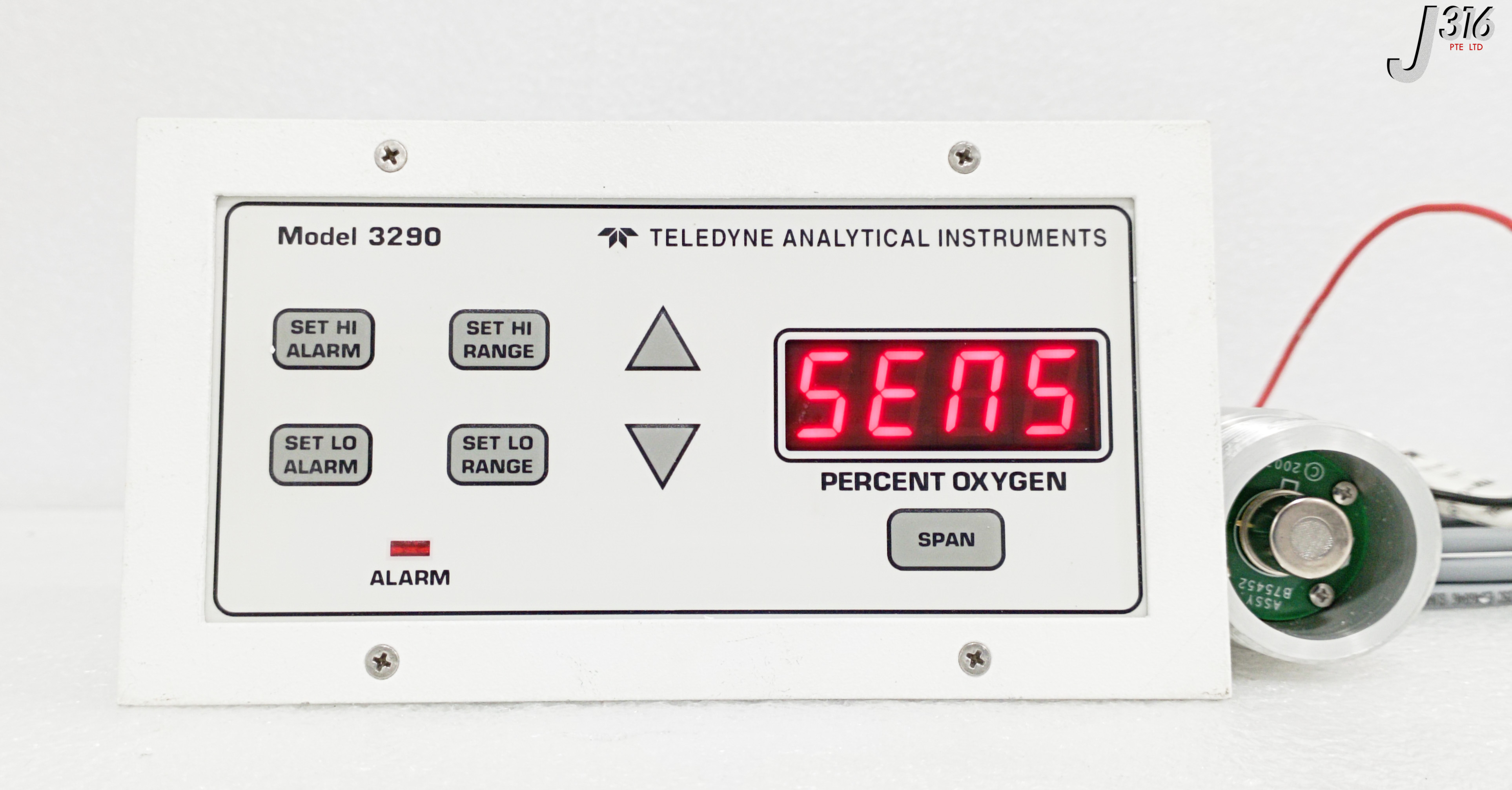【an】 33507 TELEDYNE PERCENT OXYGEN ANAYLYZER, MODEL 3290 W/ B82464